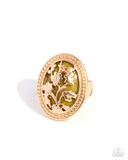 Paparazzi Jewelry Poised Portrait - Green Ring