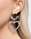 Paparazzi Jewelry Pushing Perfection - Purple Earrings - Pure Elegance by Kym