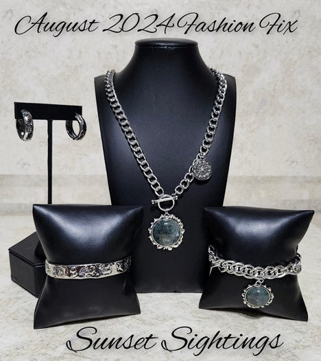 Paparazzi Jewelry Fashion Fix Aug 2024 Sunset Sightings - 3 Pcs - Pure Elegance by Kym