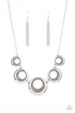 Paparazzi Jewelry Solar Cycle - Silver Necklace - Pure Elegance by Kym