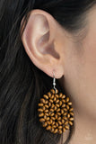 Paparazzi Jewelry Summer Escapade - Brown Earring - Pure Elegance by Kym