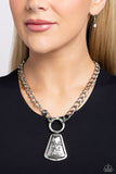 Paparazzi Jewelry Trust and Believe - Silver Necklace - Pure Elegance by Kym