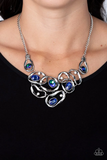 Paparazzi Jewelry Warp Speed - Blue Necklace