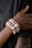 Paparazzi Jewelry Wealth Conscious - Pink Bracelet - Pure Elegance by Kym