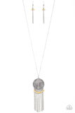 Paparazzi Jewelry Get A ROAM! - Yellow Necklace - Pure Elegance by Kym