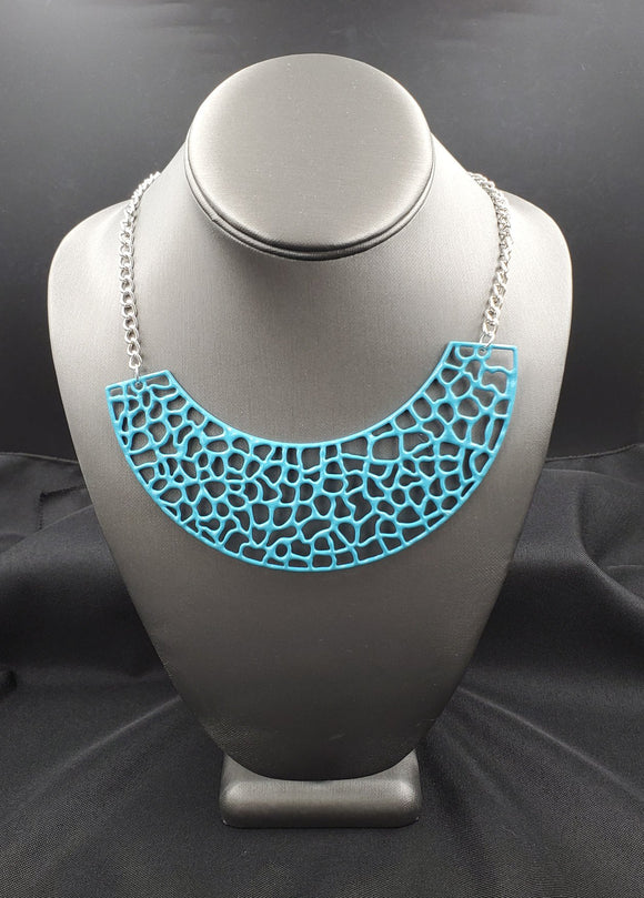 Paparazzi Accessories Powerful Prowl Blue Necklace - Pure Elegance by Kym