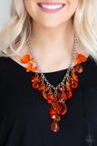 Paparazzi Accessories Irresistible Iridescence Orange Necklace - Pure Elegance by Kym