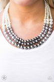 Paparazzi Accessories Lady In Waiting Gray Necklace - Pure Elegance by Kym