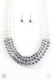 Paparazzi Accessories Lady In Waiting Gray Necklace - Pure Elegance by Kym