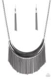 Paparazzi Accessories Zoo Zone Black Necklace - Pure Elegance by Kym