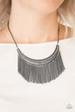 Paparazzi Accessories Zoo Zone Black Necklace - Pure Elegance by Kym