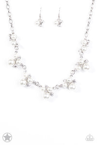 Paparazzi Accessories Toast To Perfection White Necklace - Pure Elegance by Kym
