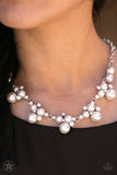 Paparazzi Accessories Toast To Perfection White Necklace - Pure Elegance by Kym
