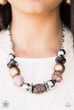 Paparazzi Accessories A Warm Welcome Brown Necklace - Pure Elegance by Kym