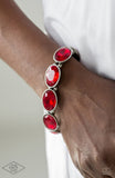 Paparazzi Jewelry Diva In Disguise - Red Bracelet - Pure Elegance by Kym