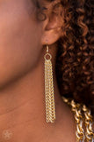 Paparazzi Accessories SCARFed for Attention Gold Necklace - Pure Elegance by Kym
