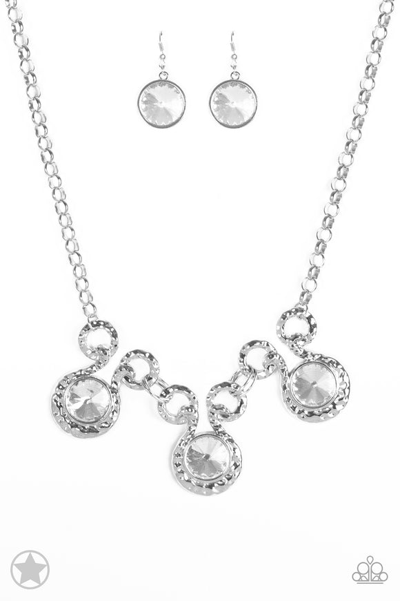 Paparazzi Accessories Hypnotized Silver Necklace - Pure Elegance by Kym