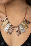 Paparazzi Jewelry A Fan of the Tribe - Multi Necklace - Pure Elegance by Kym