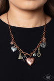 Paparazzi Jewelry Heart Of Wisdom - Multi Necklace - Pure Elegance by Kym