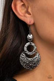 Paparazzi Accessories Shimmer Suite Black Earring - Pure Elegance by Kym