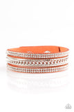 Paparazzi Accessories Unstoppable Orange Bracelet - Pure Elegance by Kym