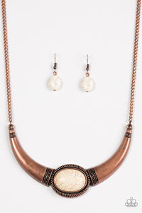 Paparazzi Accessories Cause A Steer Copper Necklace - Pure Elegance by Kym