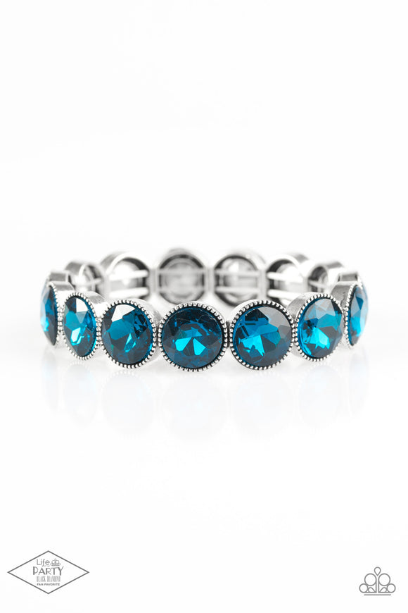 Paparazzi Accessories Number One Knockout Blue Bracelet - Pure Elegance by Kym