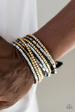 Paparazzi Accessories This Time With Attitude - Black Bracelet - Pure Elegance by Kym