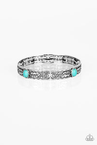 Paparazzi Jewelry Wild West Story - Blue Bracelet - Pure Elegance by Kym