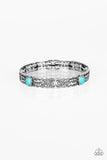 Paparazzi Jewelry Wild West Story - Blue Bracelet - Pure Elegance by Kym