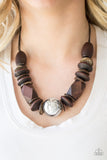 Paparazzi Accessories Grand Turks Getaway Brown Necklace - Pure Elegance by Kym