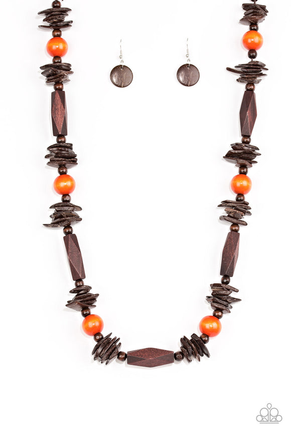 Paparazzi Jewelry Cozumel Coast - Orange Necklace - Pure Elegance by Kym