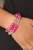 Paparazzi Accessories New Adventure Pink Bracelet - Pure Elegance by Kym