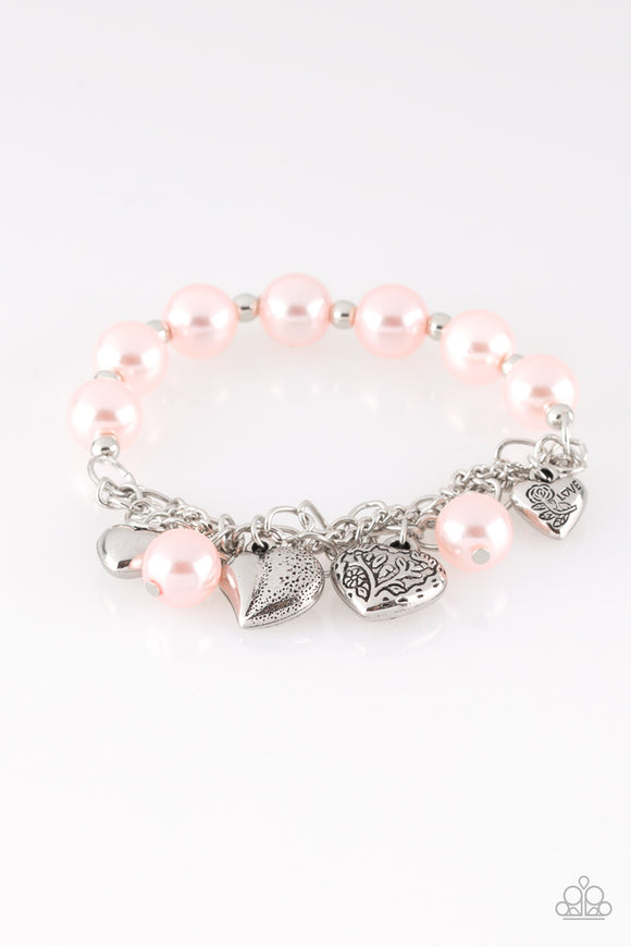 Paparazzi Accessories More Amour Pink Bracelet - Pure Elegance by Kym