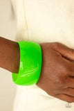 Paparazzi Accessories Fluent in Flamboyance Green Bracelet - Pure Elegance by Kym