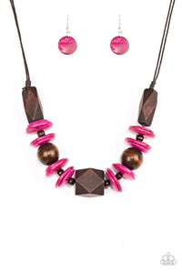 Paparazzi Accessories Pacific Paradise Pink Necklace - Pure Elegance by Kym