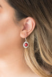 Paparazzi Jewelry Fashion Show Celebrity - Red Earrings - Pure Elegance by Kym
