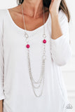 Paparazzi Accessories Margarita Masquerades Pink Necklace - Pure Elegance by Kym