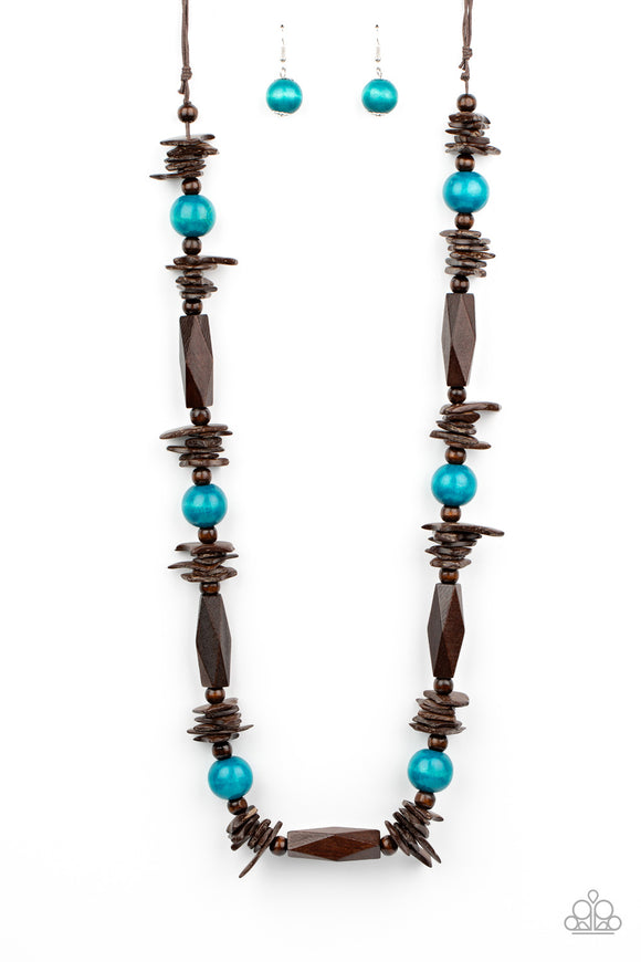 Paparazzi Jewelry Cozumel Coast - Blue Necklace - Pure Elegance by Kym