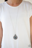 Paparazzi Jewelry Walk On The WILDFLOWER Side - Blue Necklace - Pure Elegance by Kym