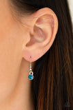 Paparazzi Jewelry Walk On The WILDFLOWER Side - Blue Necklace - Pure Elegance by Kym