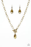Paparazzi Jewelry Club Sparkle - Brass Necklace - Pure Elegance by Kym