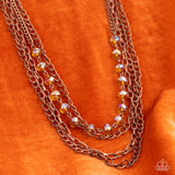 Paparazzi Jewelry Extravagant Elegance - Copper Necklace - Pure Elegance by Kym