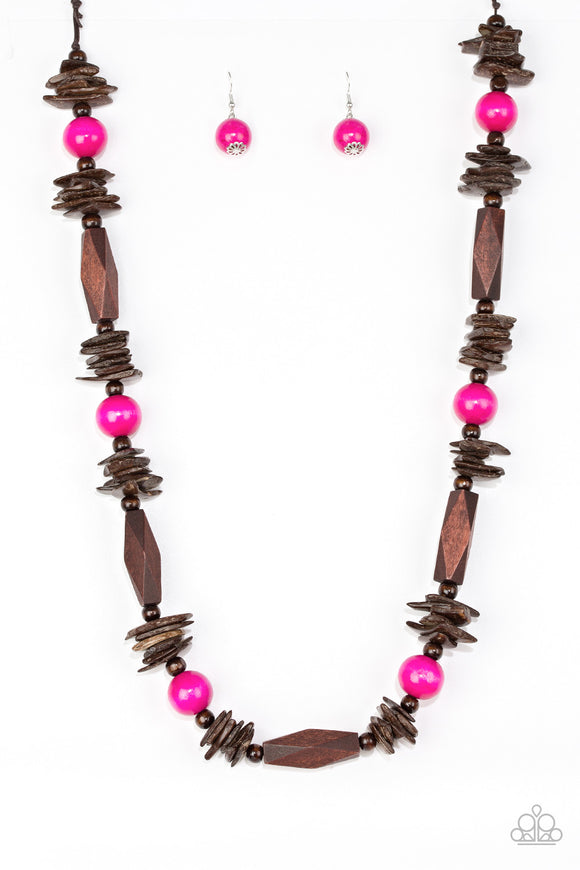 Paparazzi Jewelry Cozumel Coast - Pink Necklace - Pure Elegance by Kym