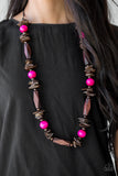 Paparazzi Jewelry Cozumel Coast - Pink Necklace - Pure Elegance by Kym