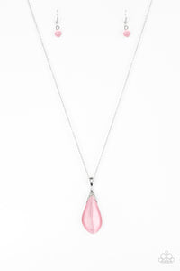 Paparazzi Accessories Friends In GLOW Places Pink Necklace - Pure Elegance by Kym