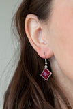 Paparazzi Accessories Feeling Inde-PENDANT Red Necklace - Pure Elegance by Kym