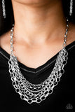 Paparazzi Jewelry Color Bomb - Silver Necklace - Pure Elegance by Kym