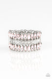 Paparazzi Accessories Treasury Fund - Pink Ring - Pure Elegance by Kym