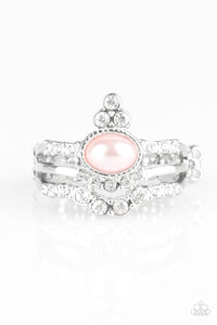 Paparazzi Accessories Timeless Tiaras Pink Ring - Pure Elegance by Kym
